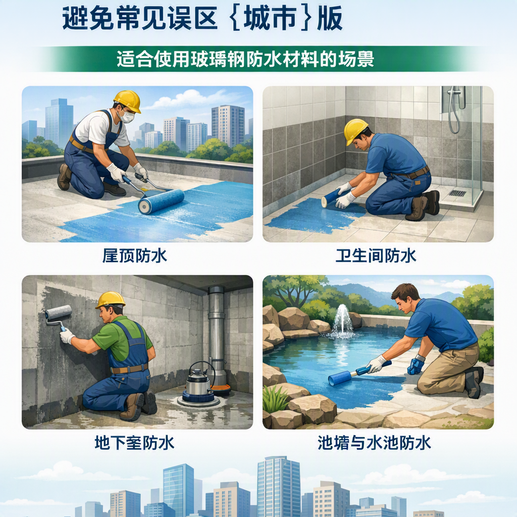 玻璃钢防水材料施工注意事项,避免常见误区 十堰 版