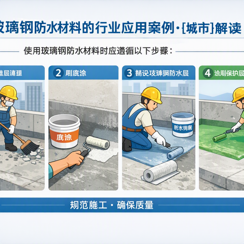 玻璃钢防水材料的行业应用案例,十堰解读