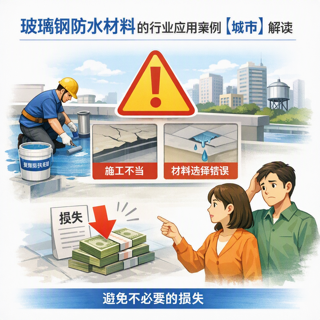 玻璃钢防水材料的行业应用案例,十堰解读